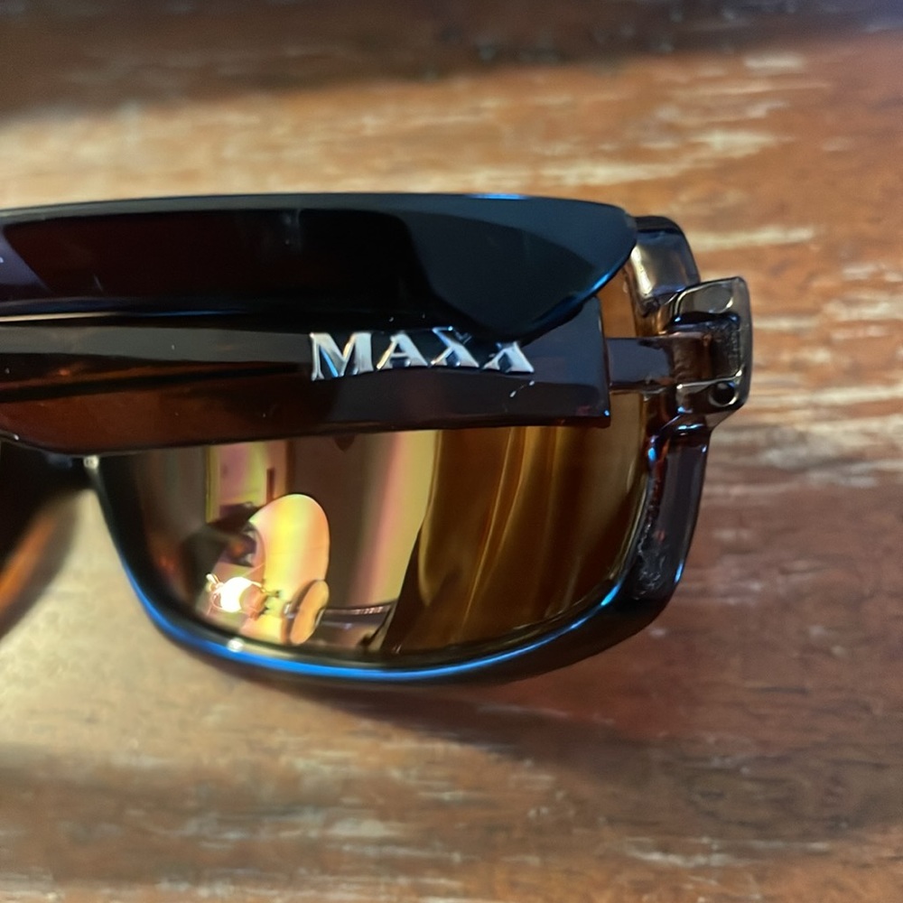 Maxx rectangular brown sunglasses - Picture 4 of 15